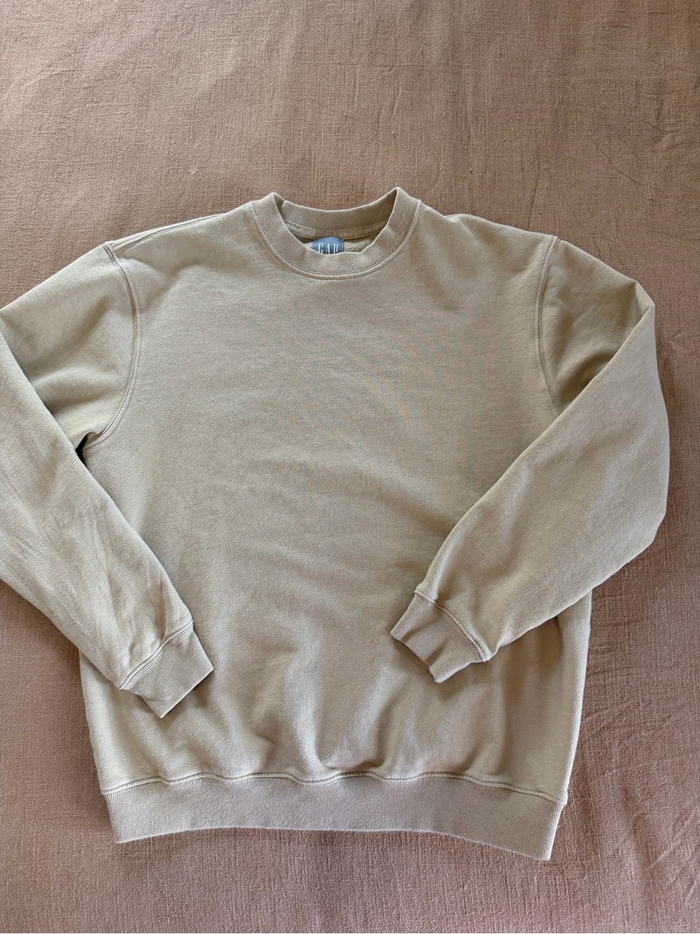 GAP Men's Crewneck Sweater in Beige